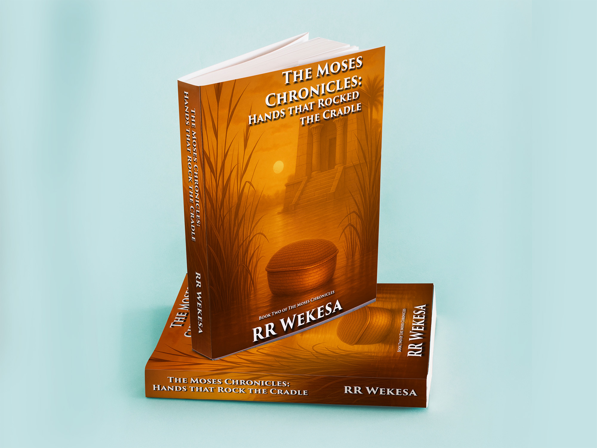 Christian fiction book about Moses - Hands That Rock the Cradle cover